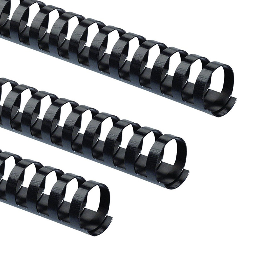 FELLOWES BLACK PLASTIC BINDING COMBS 14MM PACK OF 100