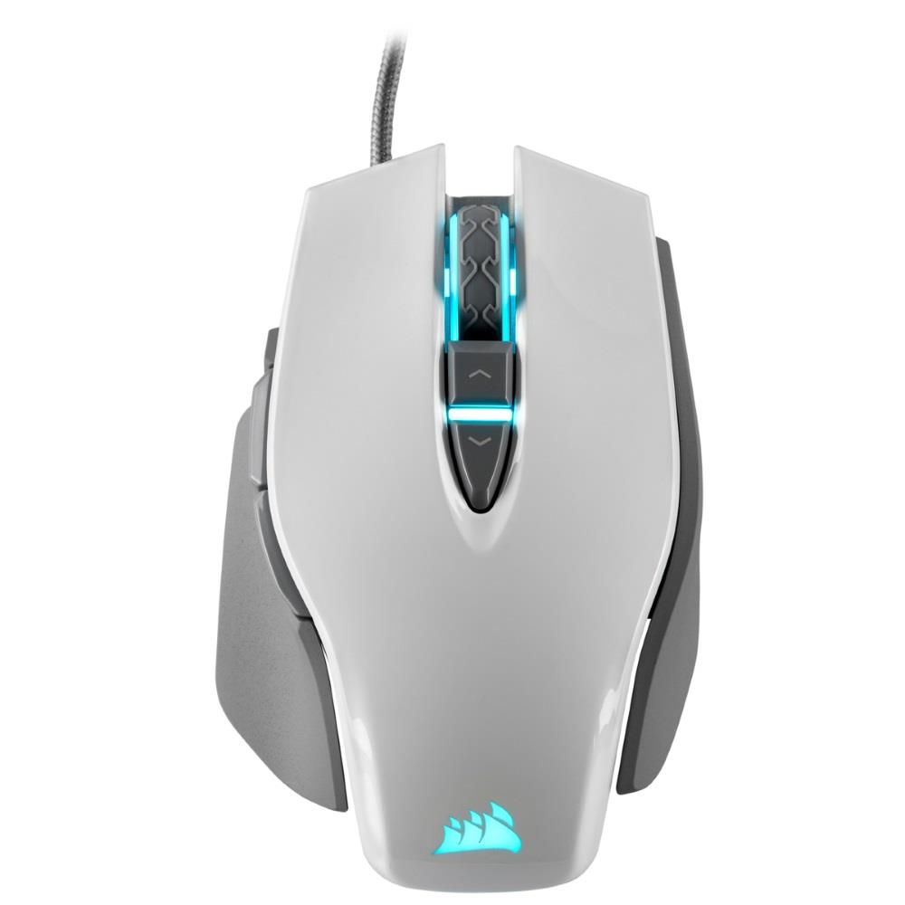 CORSAIR M65 RGB ELITE TUNABLE FPS GAMING MOUSE WHITE corsair-m65-rgb-elite-tunable-fps-gaming-mouse-white