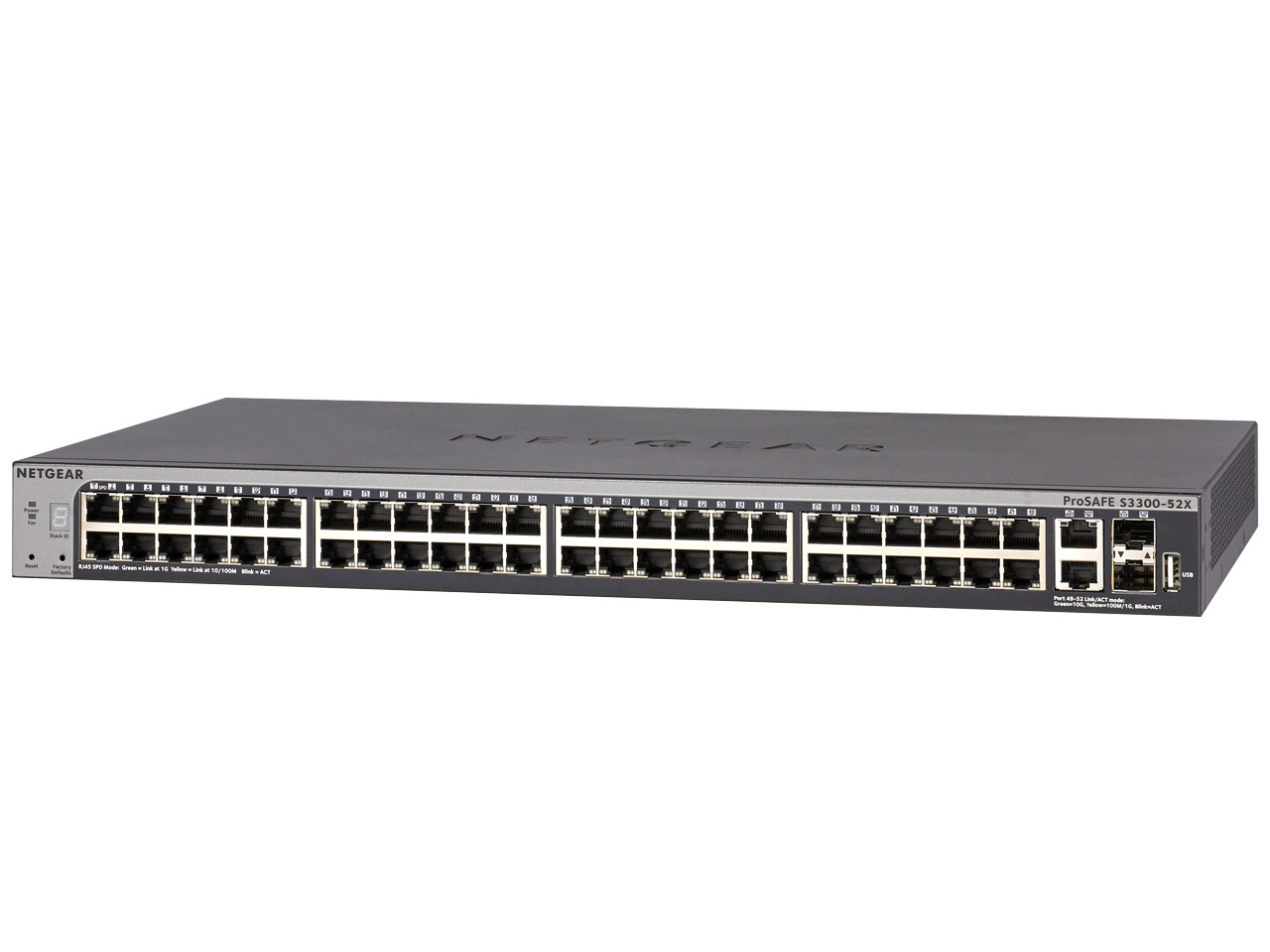 NETGEAR S330052X PROSAFE 48 PORT GIGABIT STACKABLE SMART SWITCH