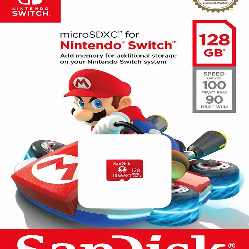 SANDISK MICROSDXC UHSI CARD FOR NINTENDO SWITCH 128G