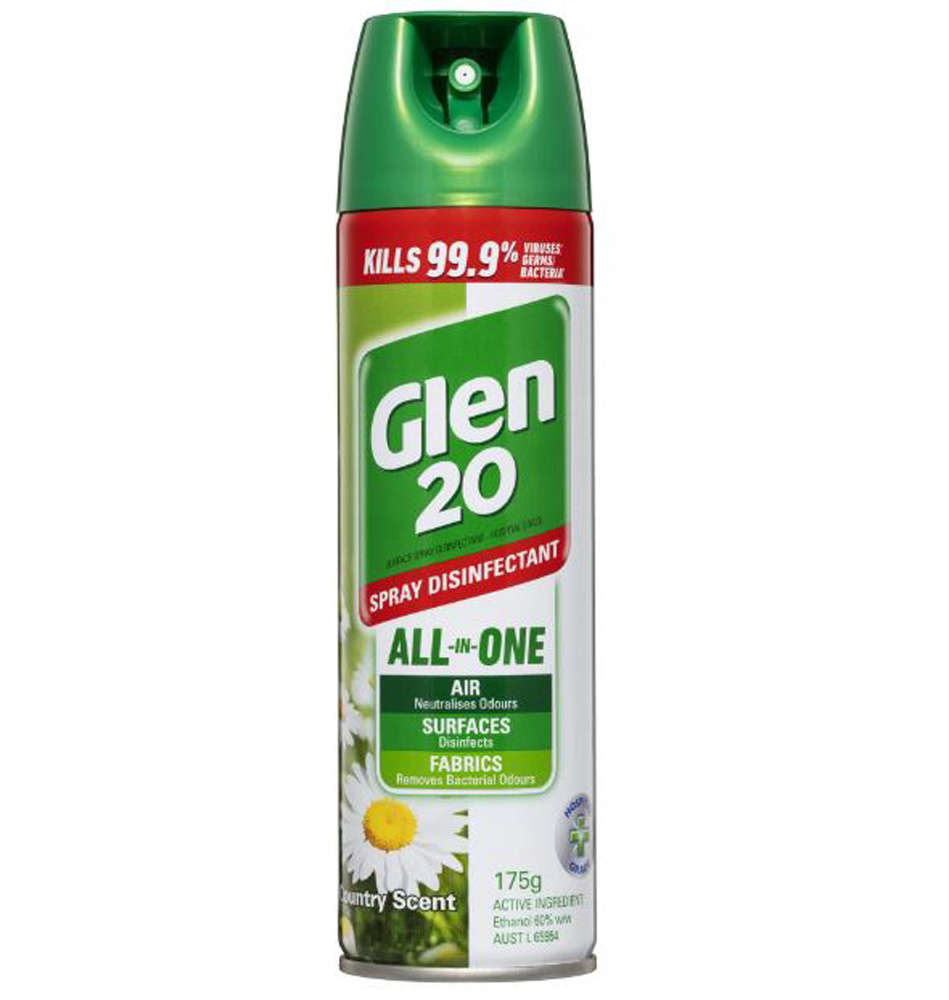 GLEN 20 DISINFECTANT SPRAY ORIGINAL SCENT 175G
