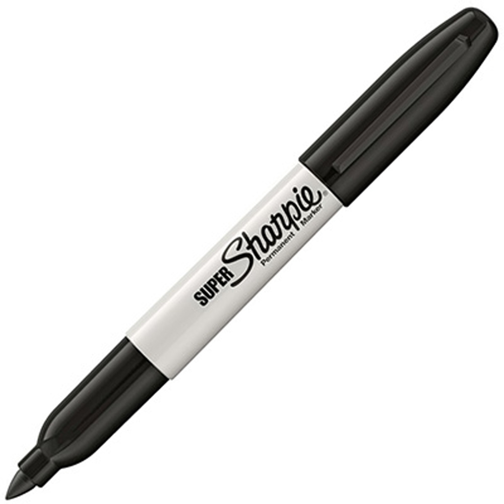 SHARPIE SUPER PERMANENT MARKER BULLET POINT 1.5MM BLACK